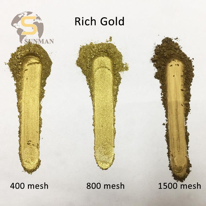 Strong Metallic Feeling Bright Gold Bronze Powder for Golden Paint