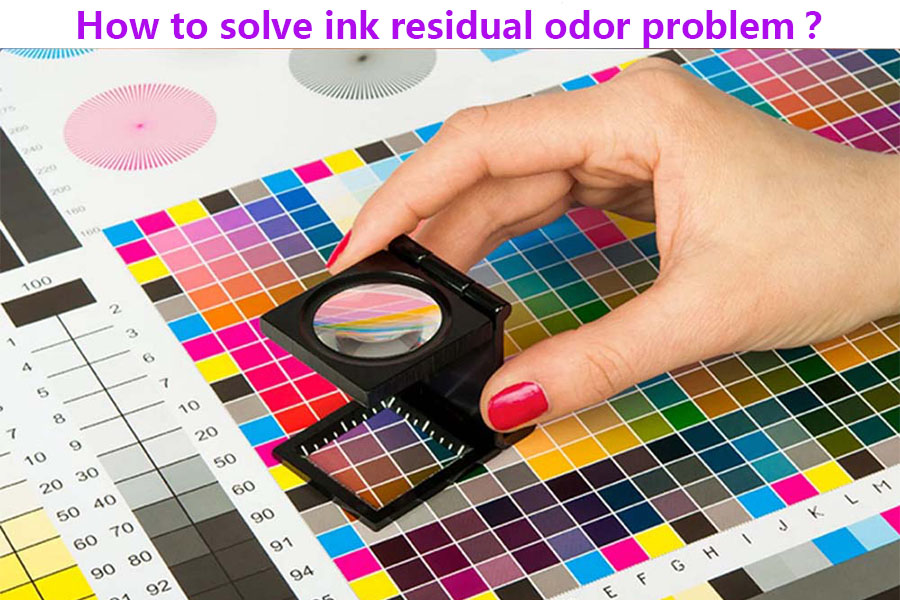 How to solve ink residual odor problem?