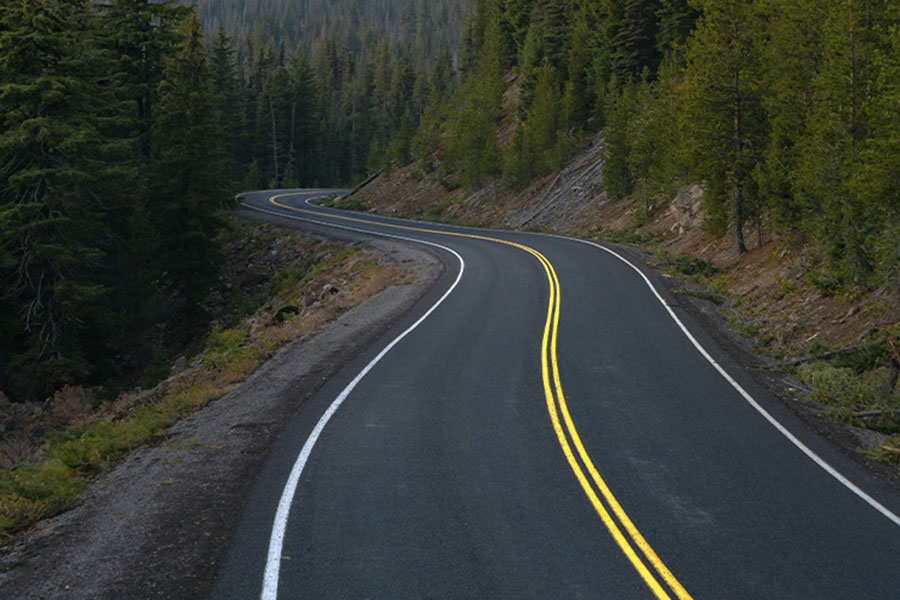 Acrylic resins for road marking paint on road
